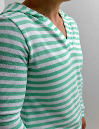 Michelle Mae - Amelia Striped Hoodie
