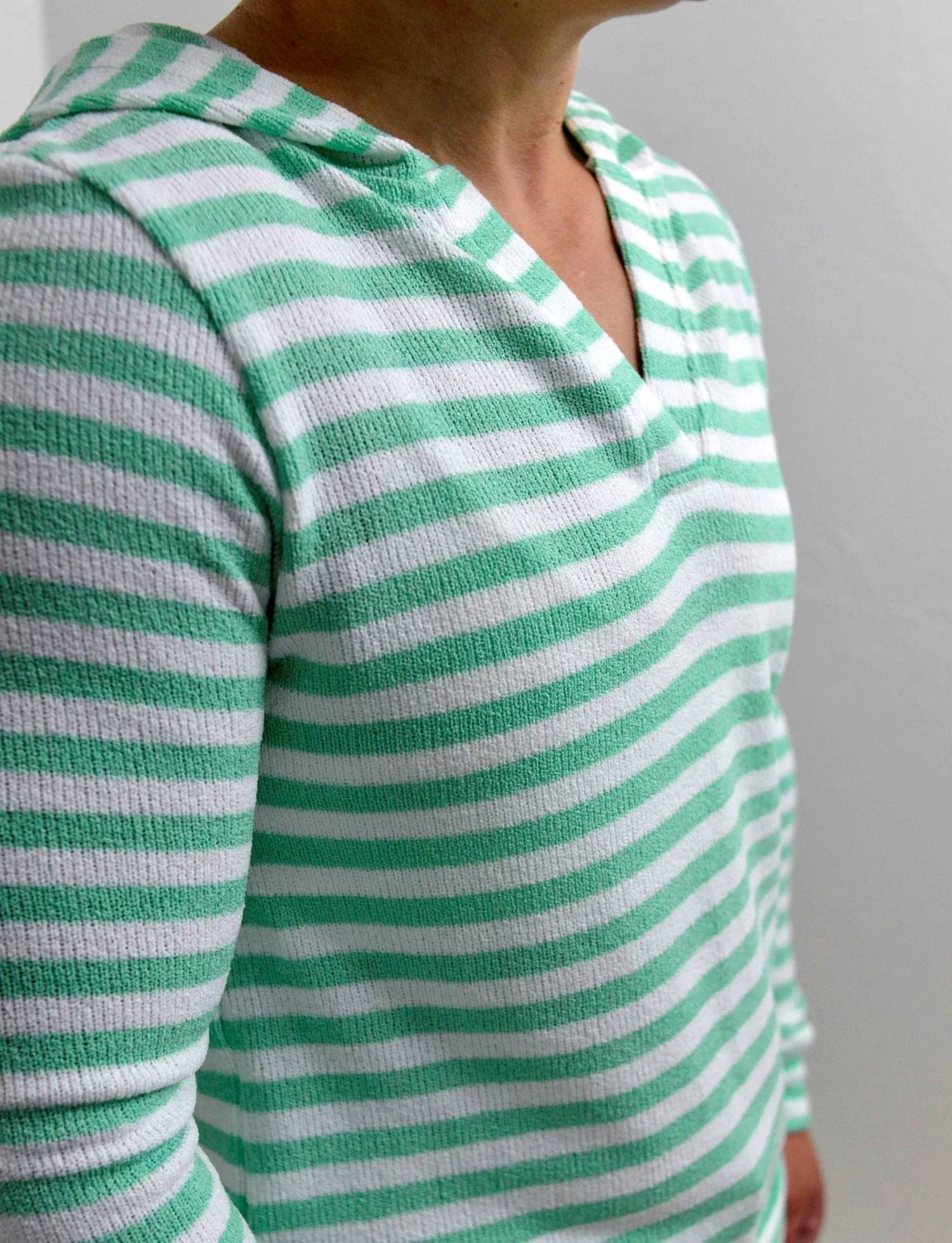 Michelle Mae - Amelia Striped Hoodie