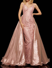 Sherri Hill - Metallic Organza Ball Gown