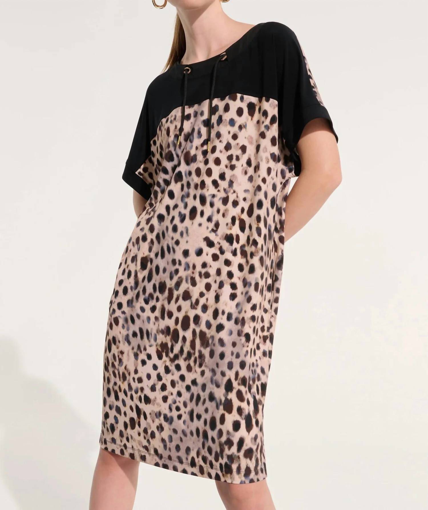 Joseph Ribkoff - Silky Knit Animal Print Straight Dress