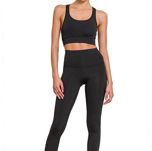 Zenana - Athletic Racerback Scoop Neck Tank Top