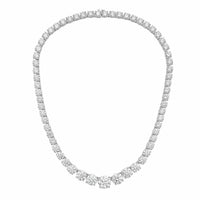 Diana M Jewels - Women's Round Lab-Grown Diamond Pendant Necklace (72.00 Ct) - Signature