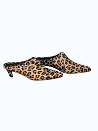 Bibi Lou Women's Leopard Mule in brown multi - women's shoe
