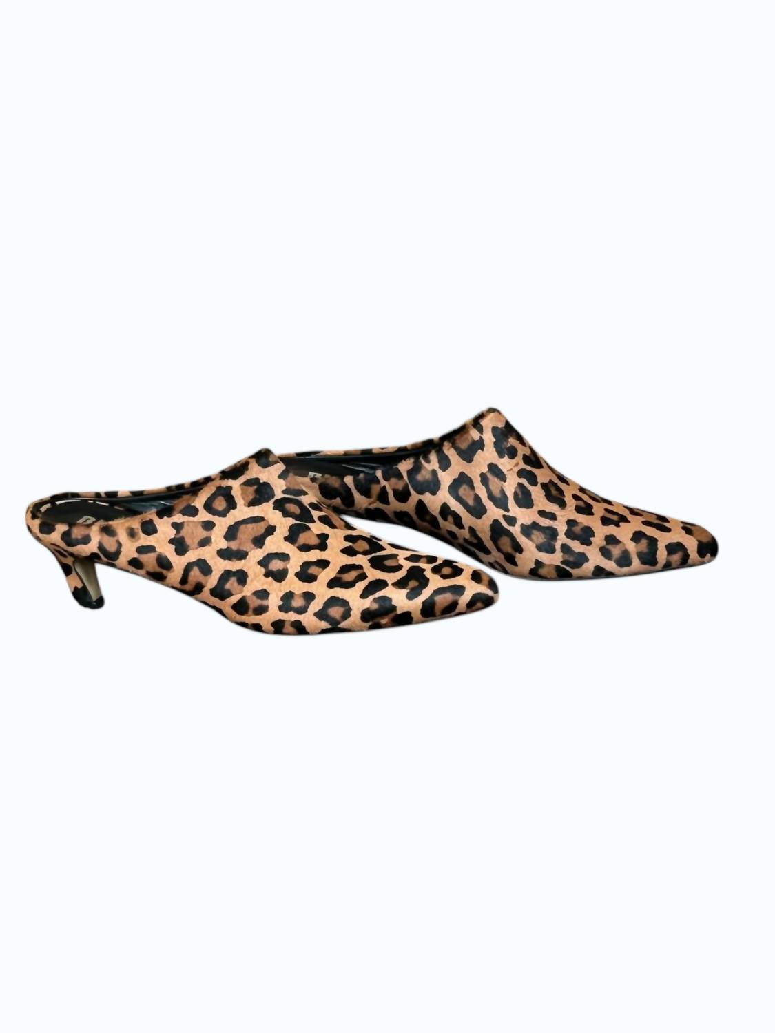 Bibi Lou Women's Leopard Mule in brown multi - women's shoe