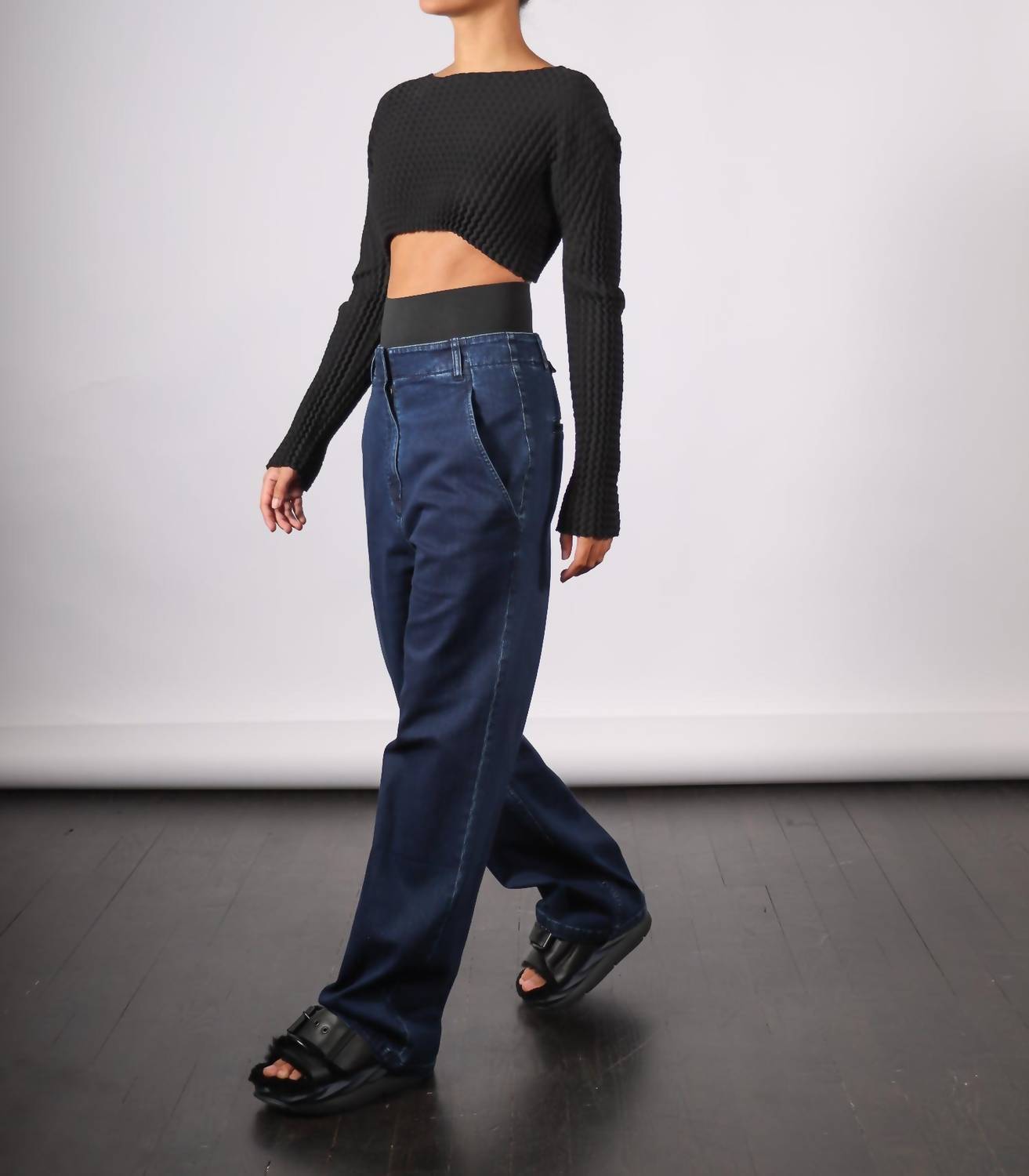 Tibi - Barry Flare Jean