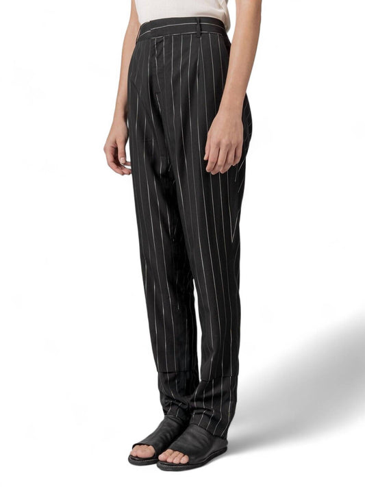 Rta - JOAN HIGH RISE METALLIC PINSTRIPE TROUSER