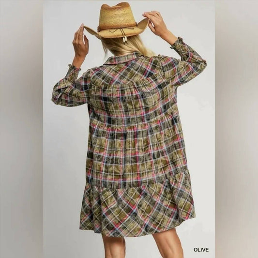 Umgee - Collared Mini Dress