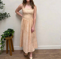 Sunday Edition - Sleeveless Smocking Midi Dress