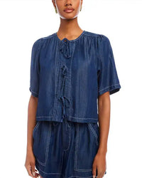 Fifteen Twenty - Nadine Bow Detail Top