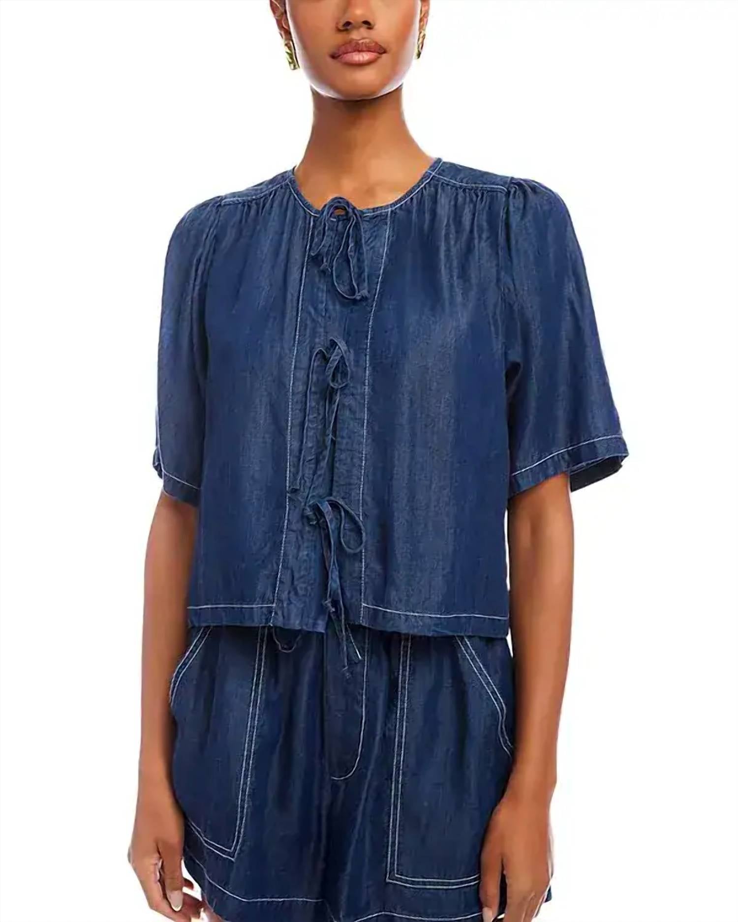 Fifteen Twenty - Nadine Bow Detail Top