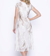 Picadilly - Cap Sleeve Printed Dress
