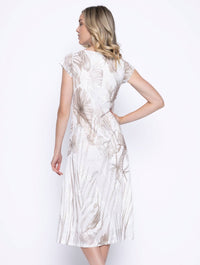 Picadilly - Cap Sleeve Printed Dress