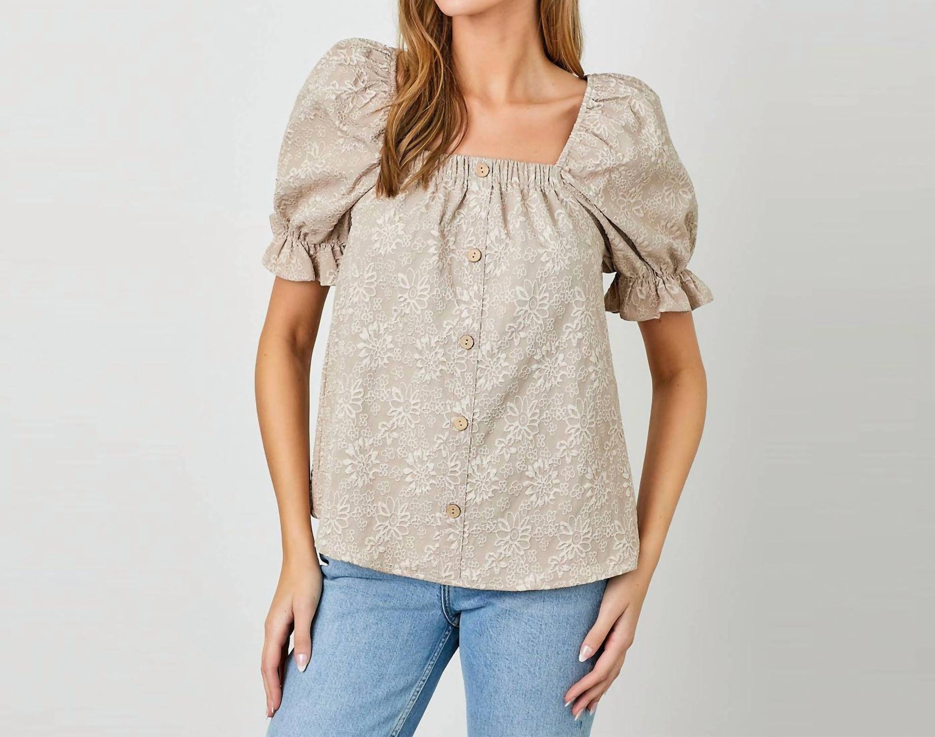 Polagram - Square Neck Blouse