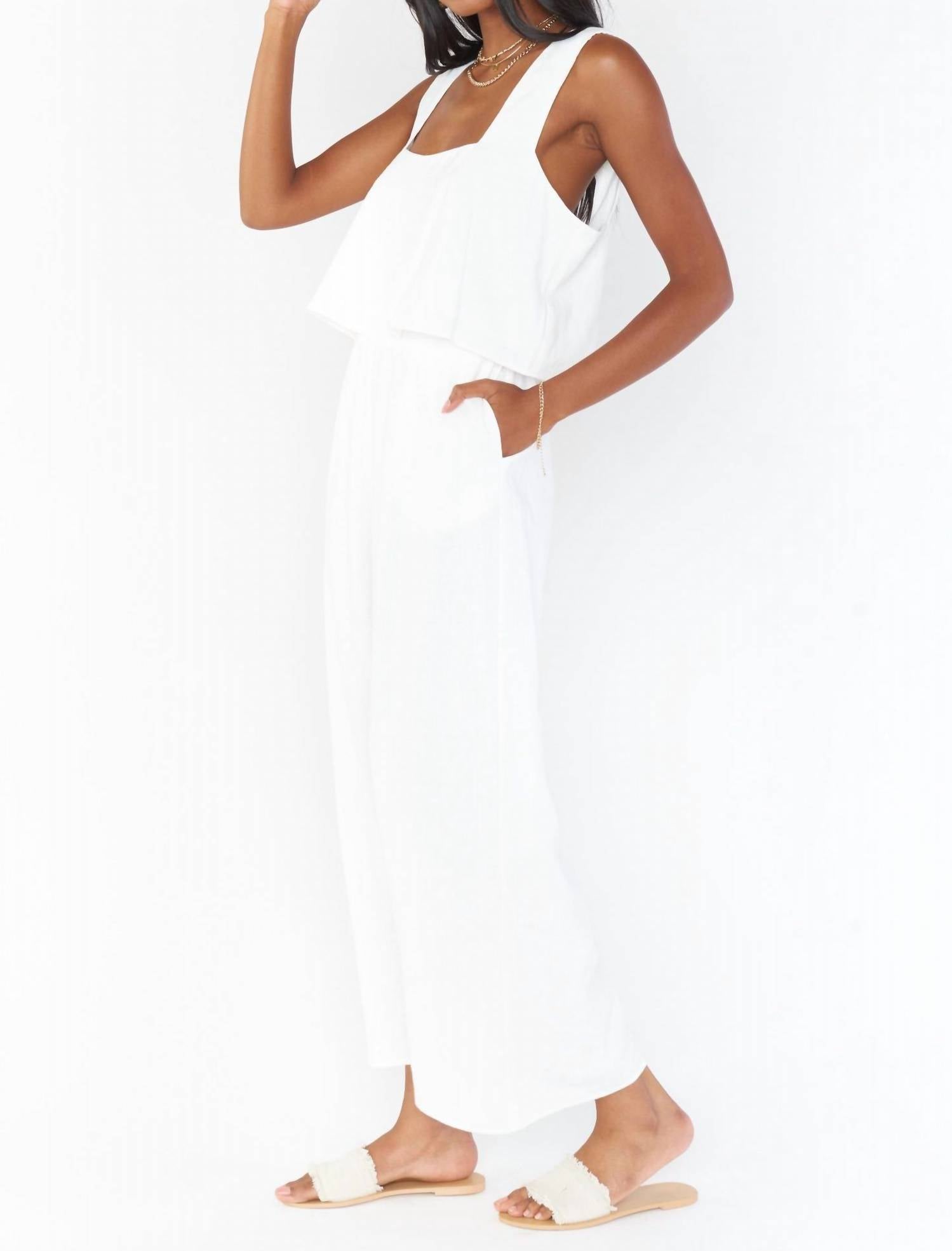 Show Me Your Mumu - Kick Back Linen Wide Leg Pants
