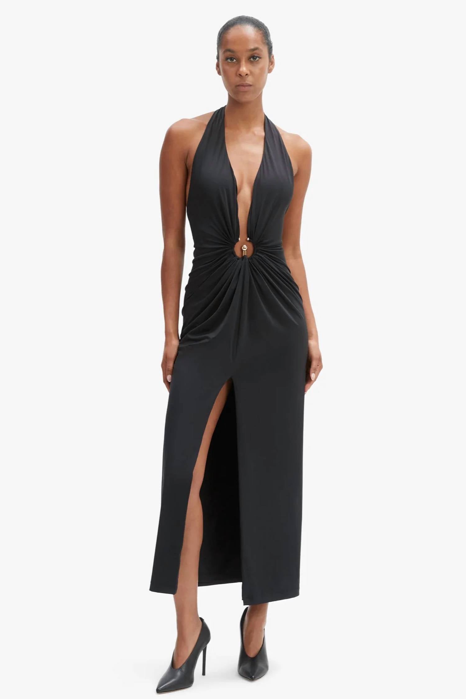 Bardot - Alma Plunging Midi Dress