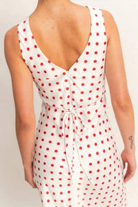 Hyfve - Satin Polka Dot Maxi Dress