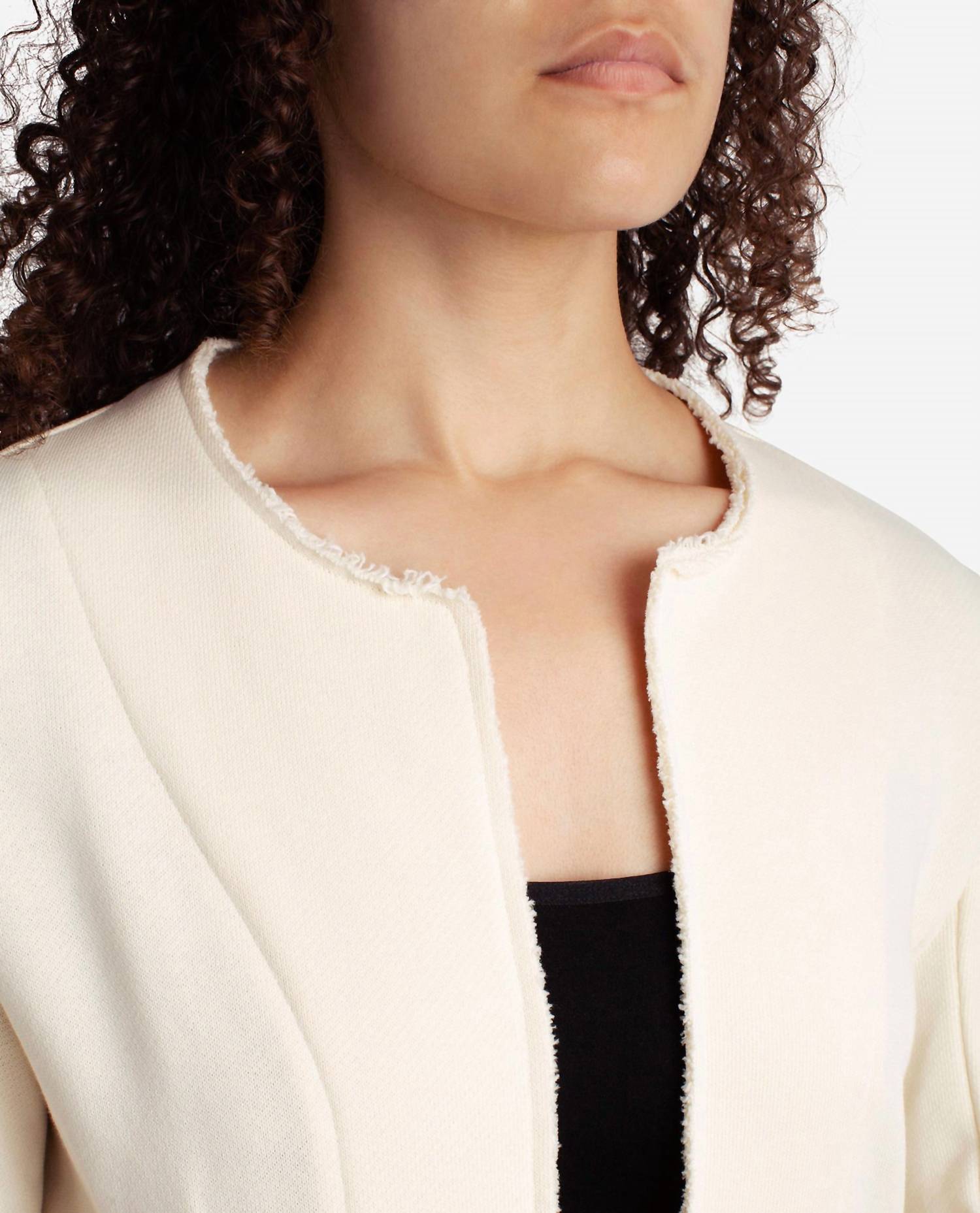 Danskin - Frayed Edge Open Jacket