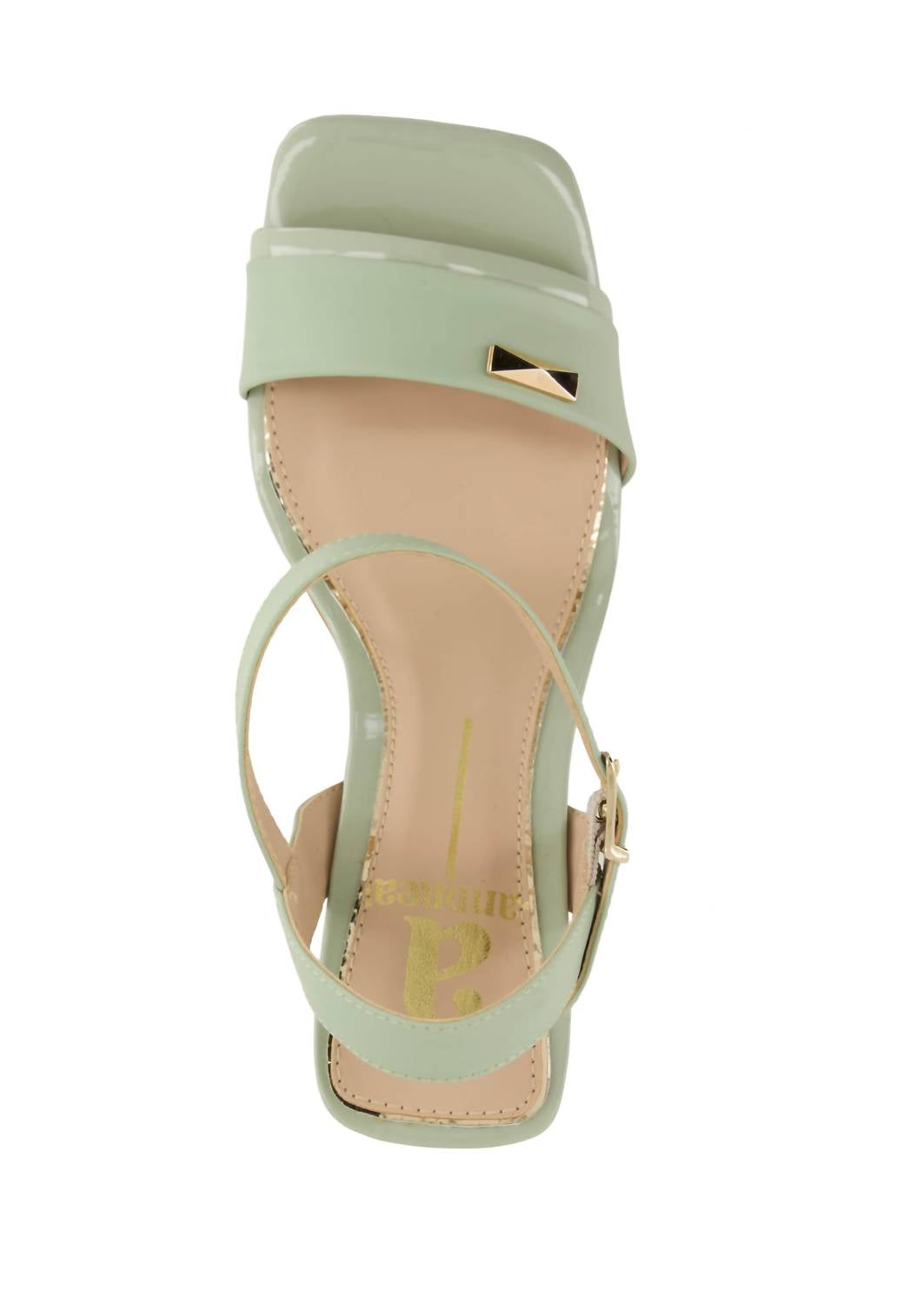 Andrea Women's Ankle Strap Sandal in green - women's sandal - alternate view