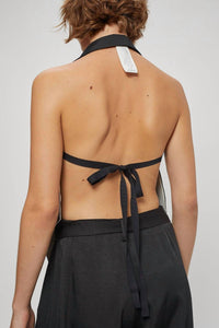 Asier Quintana Anaia Vest in black - women's jacket - alternate view