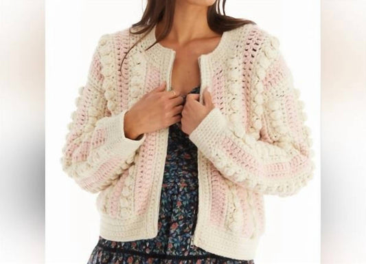 Allison New York - Crochet Bomber Jacket