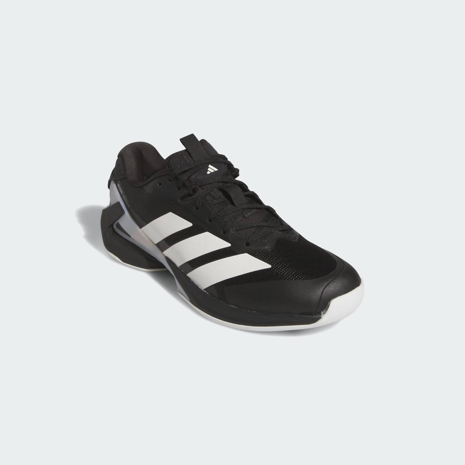 adidas Men's Ubersonic 5 Tennis Shoes in core black zero metalic silver metallic - men's shoe - alternate view