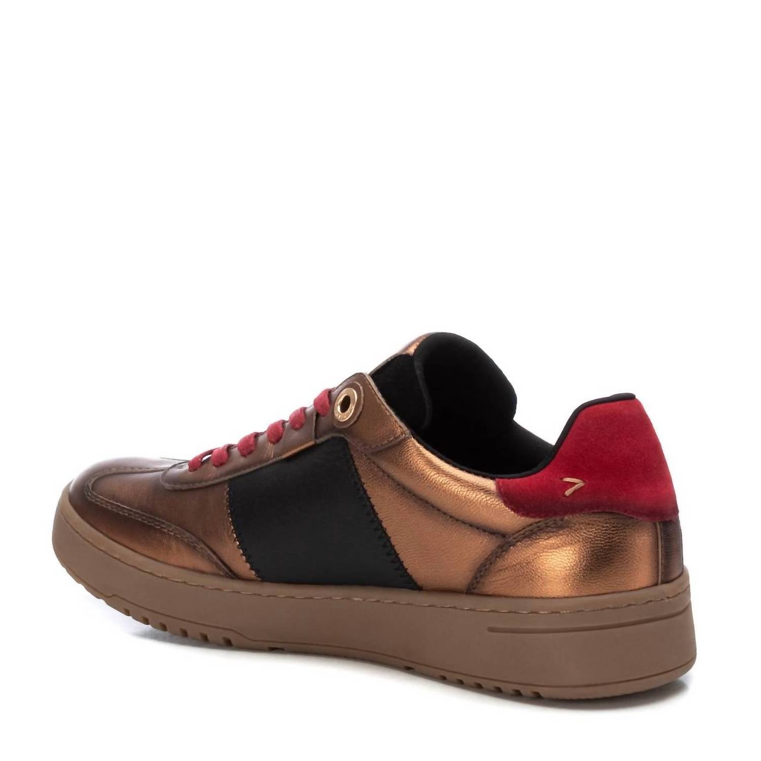 Xti - Women's Leather Trainer Sneakers