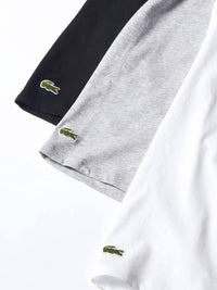 Lacoste - Men's Essentials Three Pack Crew Neck T Shirts Set