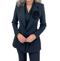 CHIARA BONI Women's Ociss Fiore Jacket in black - women's blouse