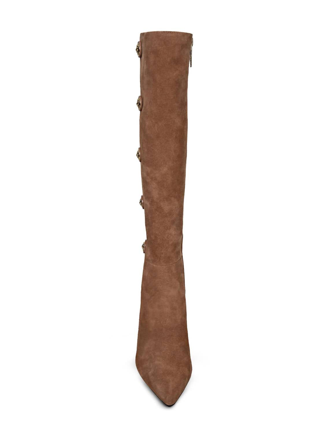 L'Agence Women's Octavie Knee-high Boot in sand suede - women's shoe - alternate view