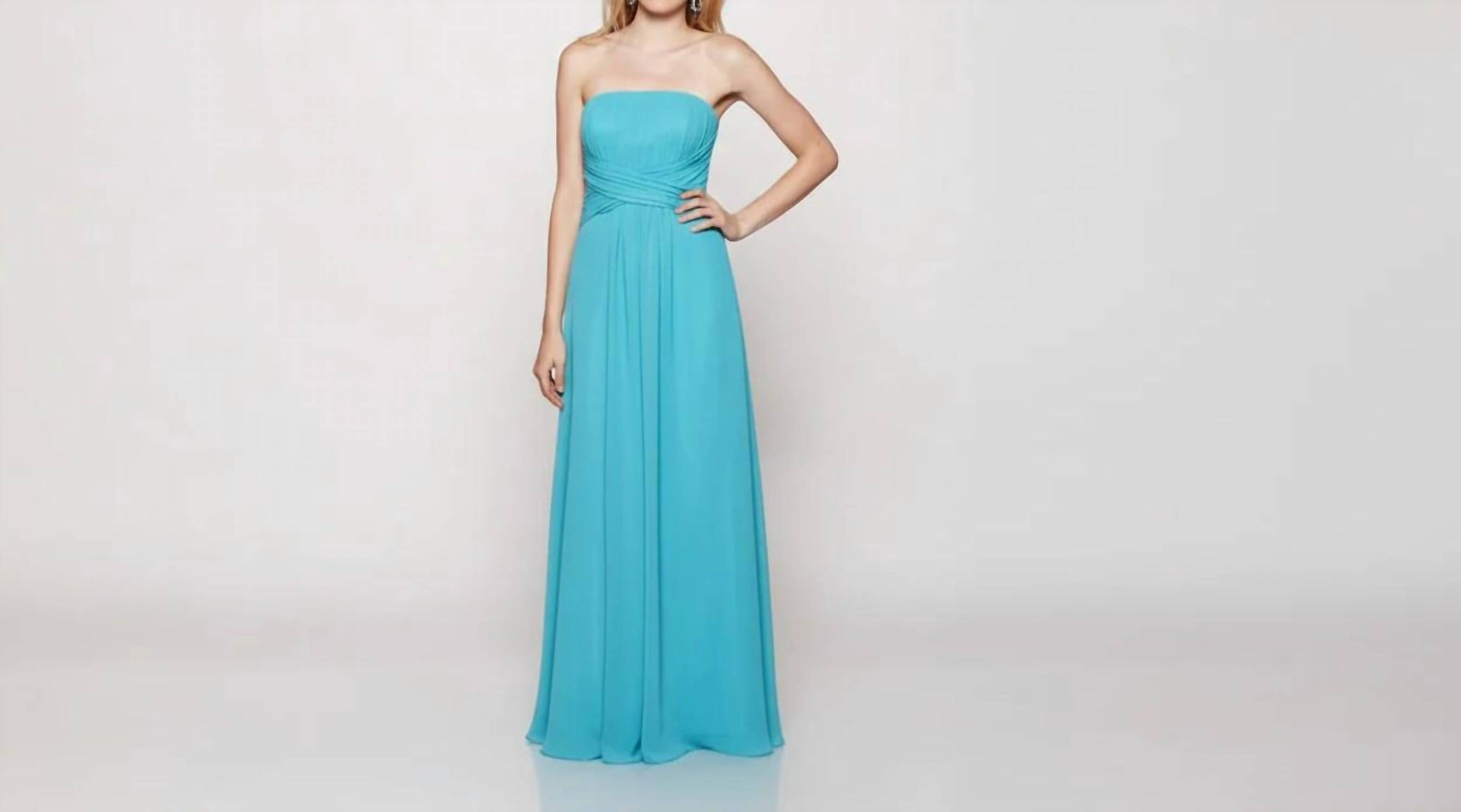 Last Dress - Serenity Drape Strapless Gown