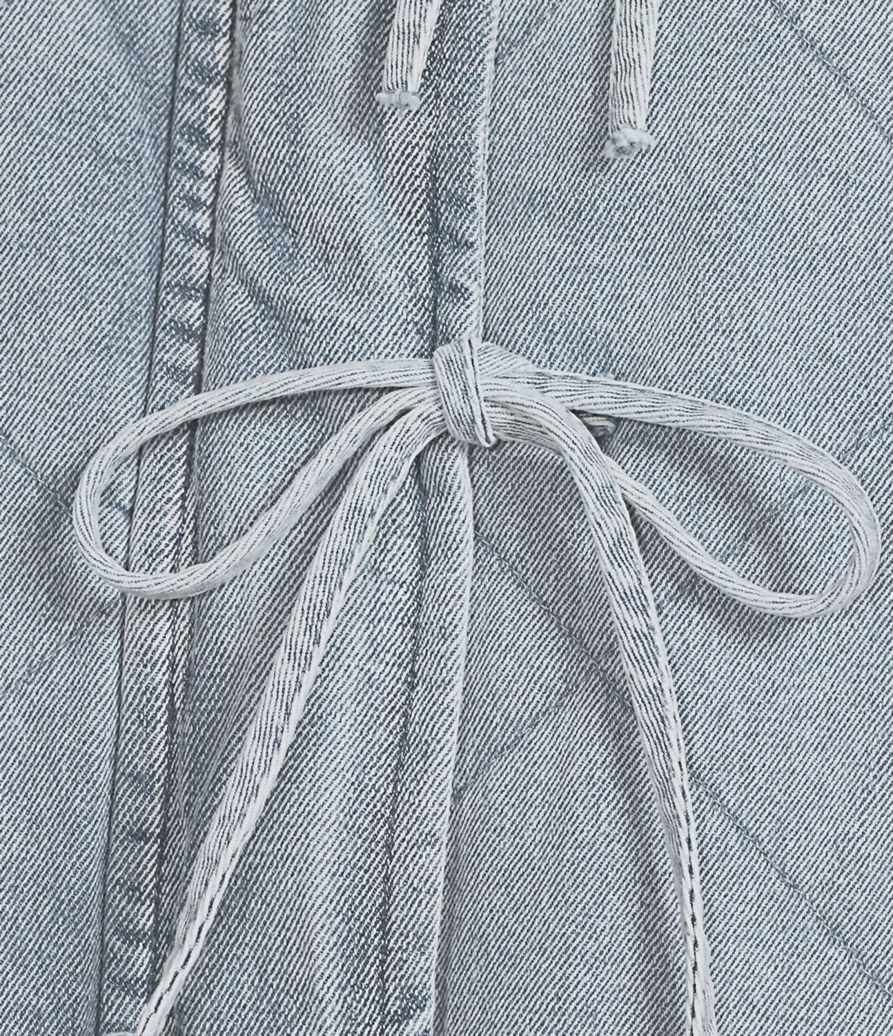 Blu Pepper - Quilted Jacket With Ties