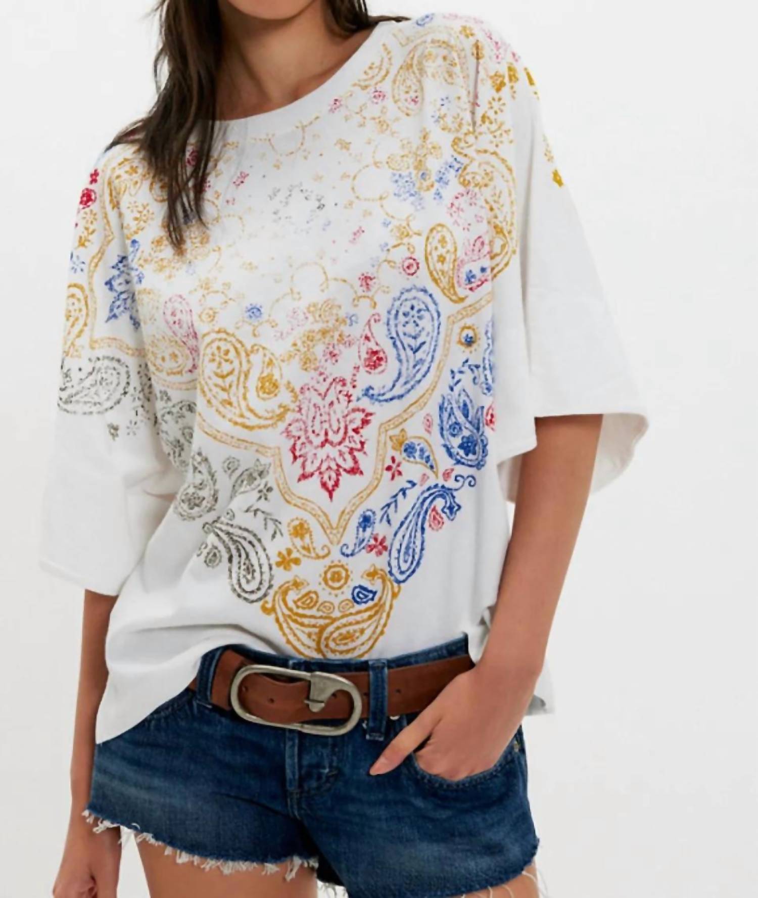 Free People - Women's Heirloom Printed Tee
