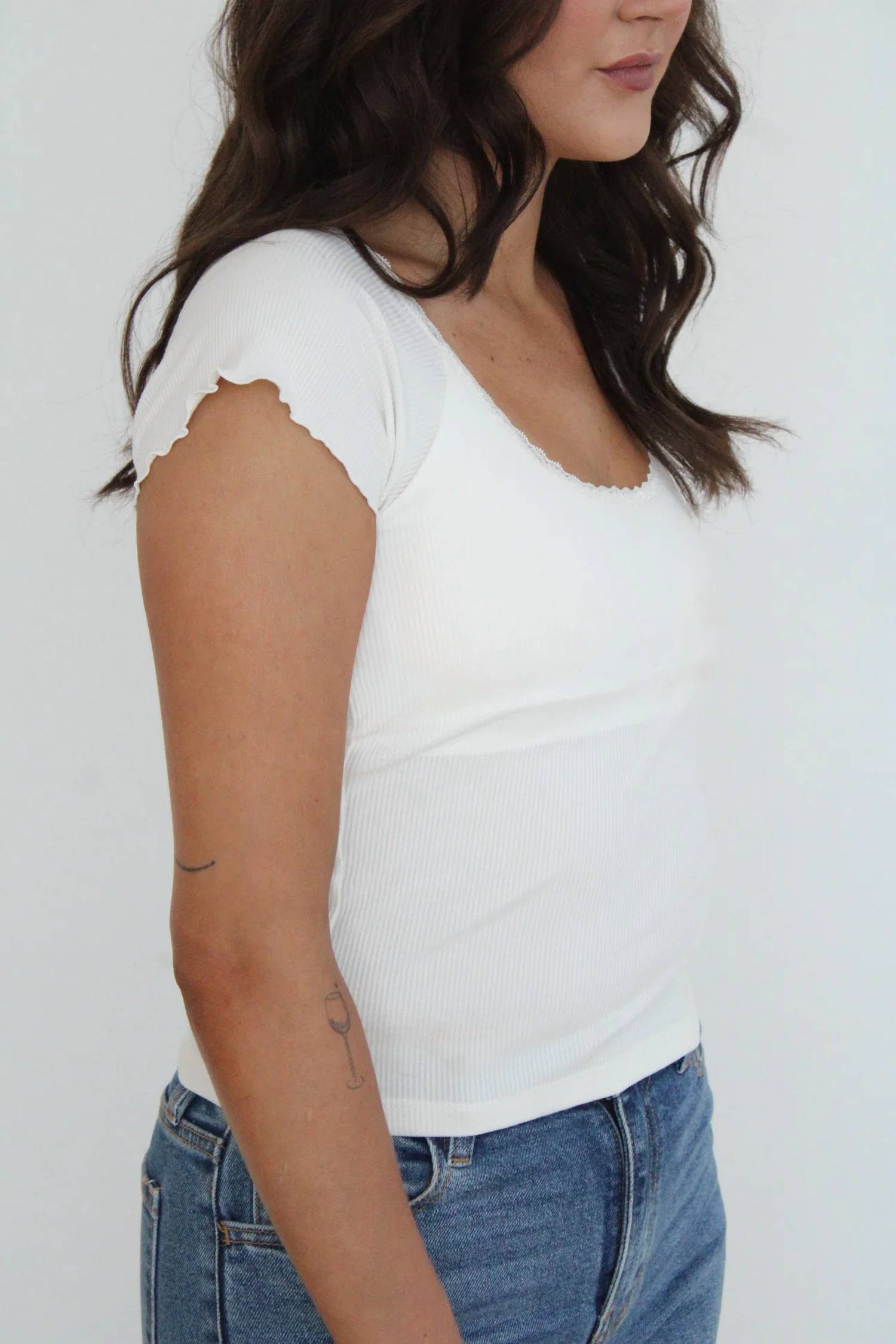 Nectar Clothing - Grace Built in Bra Top