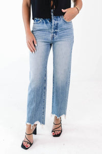 Pistola - Cassie Super High Rise Straight Crop Jeans