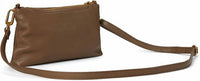HOBO Women's Darcy Double Crossbody Bag in dark elm - women's bag - alternate view