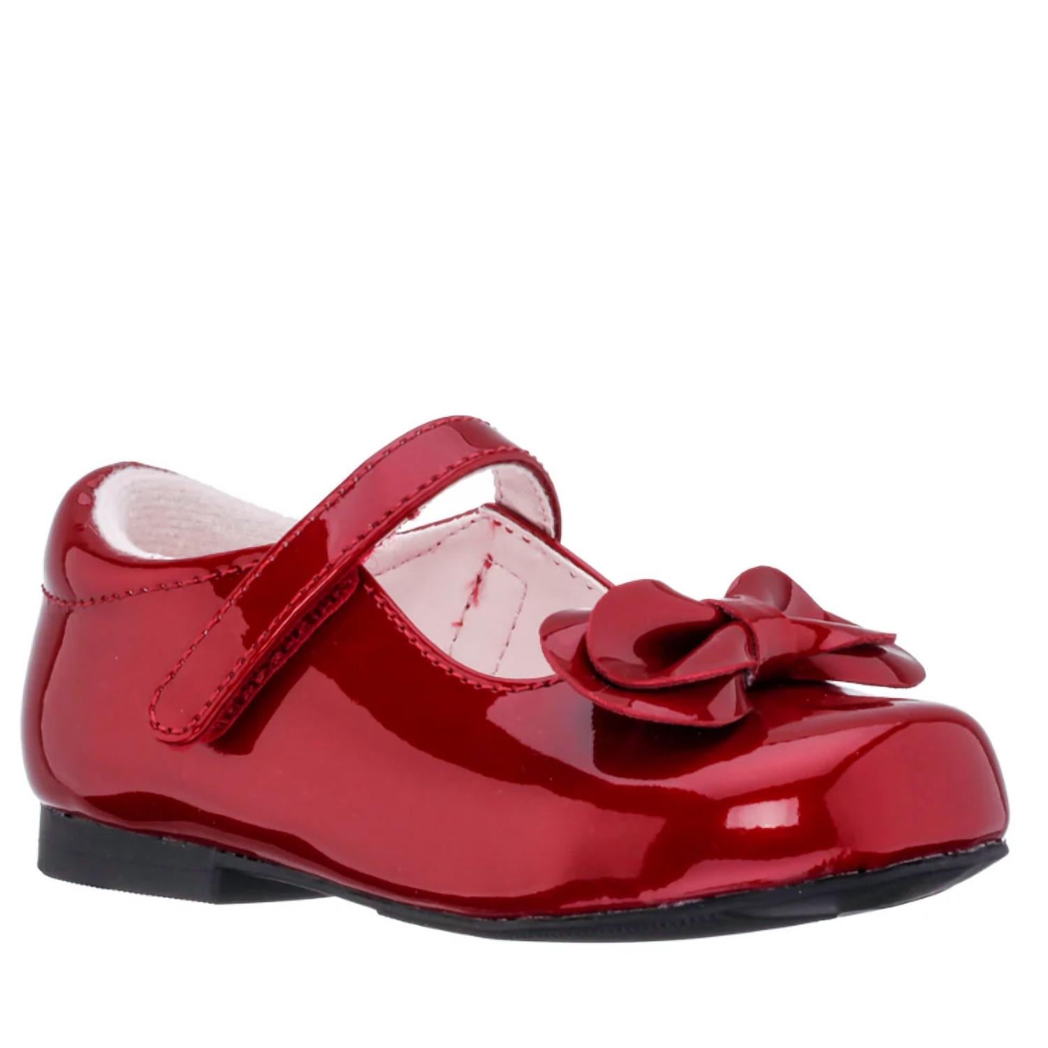 Nina Girls Krista Dress Shoes in red patent - kids' shoe