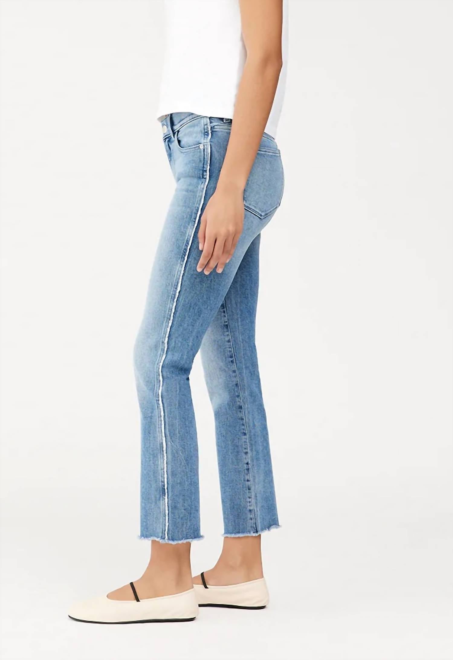 MARA STRAIGHT MID RISE INSTASCULPT ANKLE JEAN