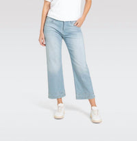 MAC Glam Hem Wide Leg Culotte Jeans in summer vintage - women's jeans