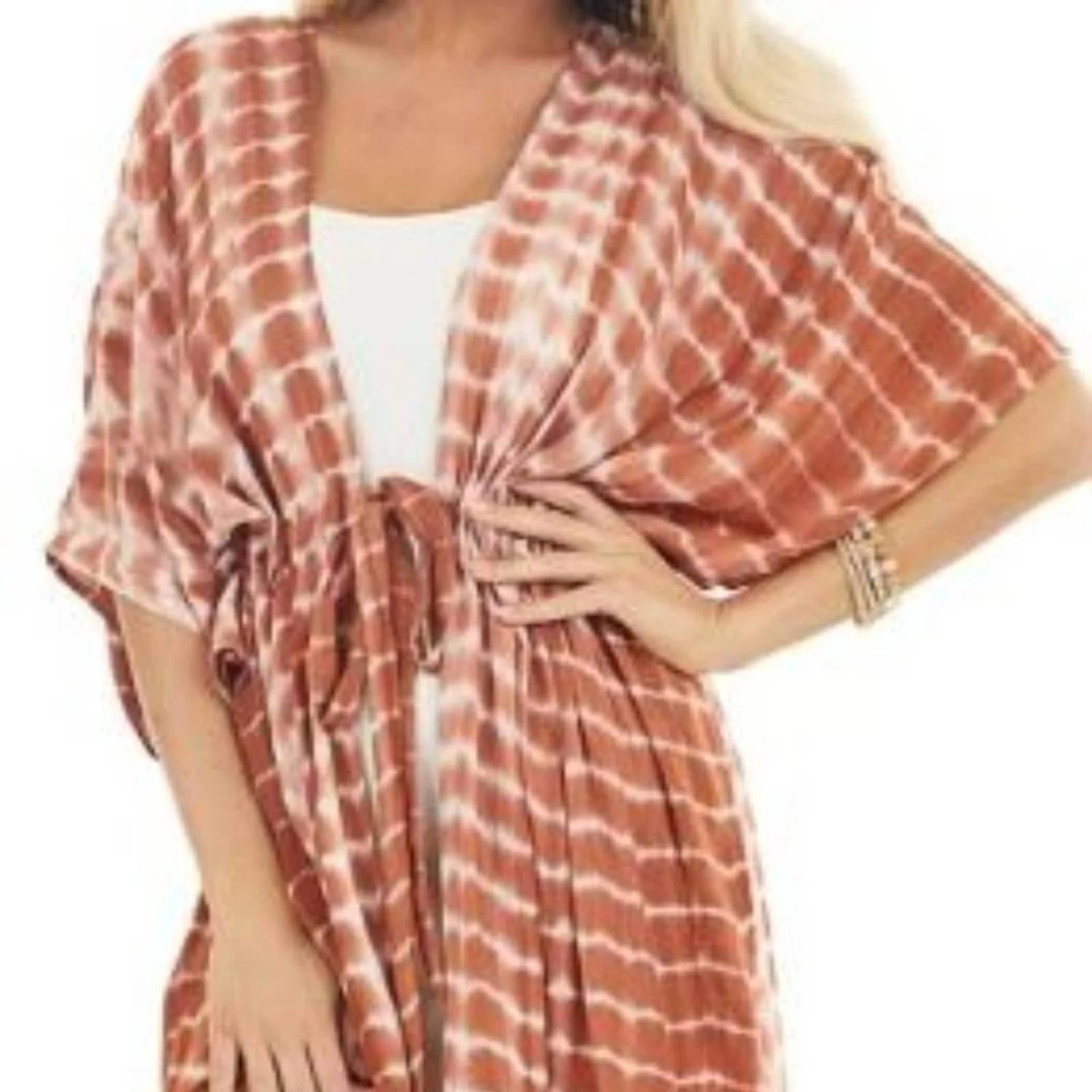 Lush - Long Tie Dye Kimono