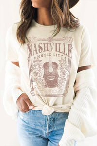 Bouteeque Closet - Cotton Nashville Music City T-shirt