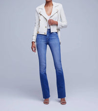 L'Agence - Billie Belted Leather Jacket