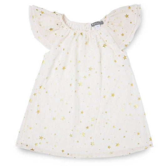 Petit Confection - Girls' Star Printed Chiffon Dress