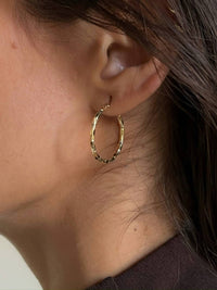 Luv Aj - Women's Chloe Chain Hoops Earrings