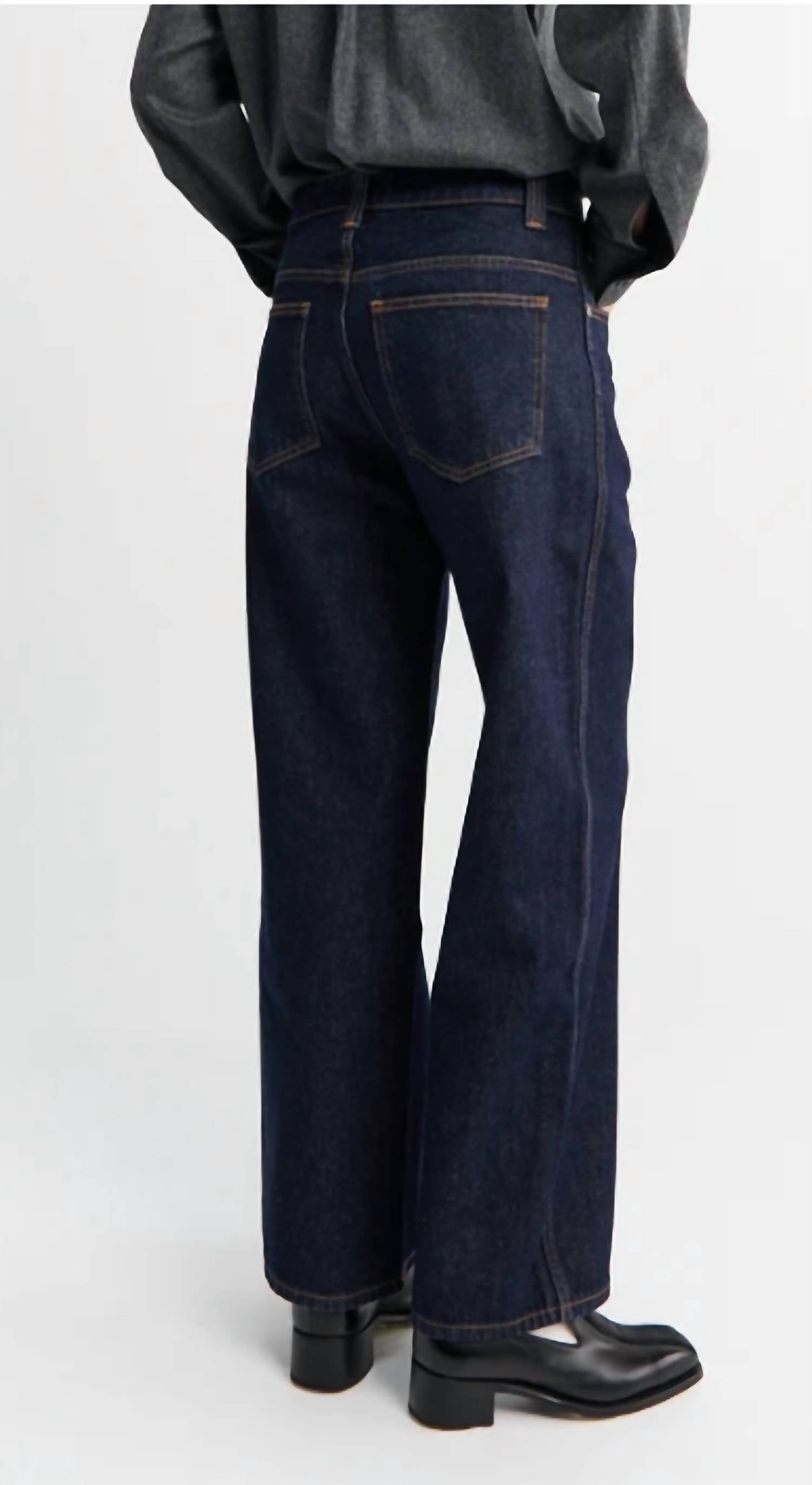 Khaite Winslow Jean in benson - women's jeans - detail view