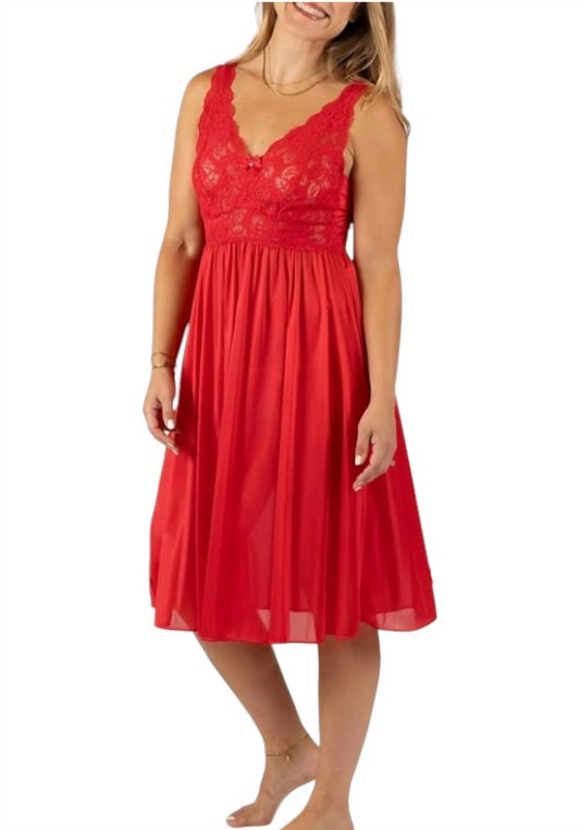 Shadowline Lingerie - Silhouette Lace Bodice Sleeveless Waltz Gown