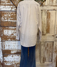 Dear John Denim - Women's Stripe Button Front Blouse