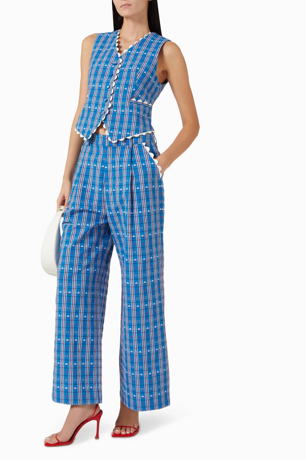 Celia B - Maria Plaid Pants