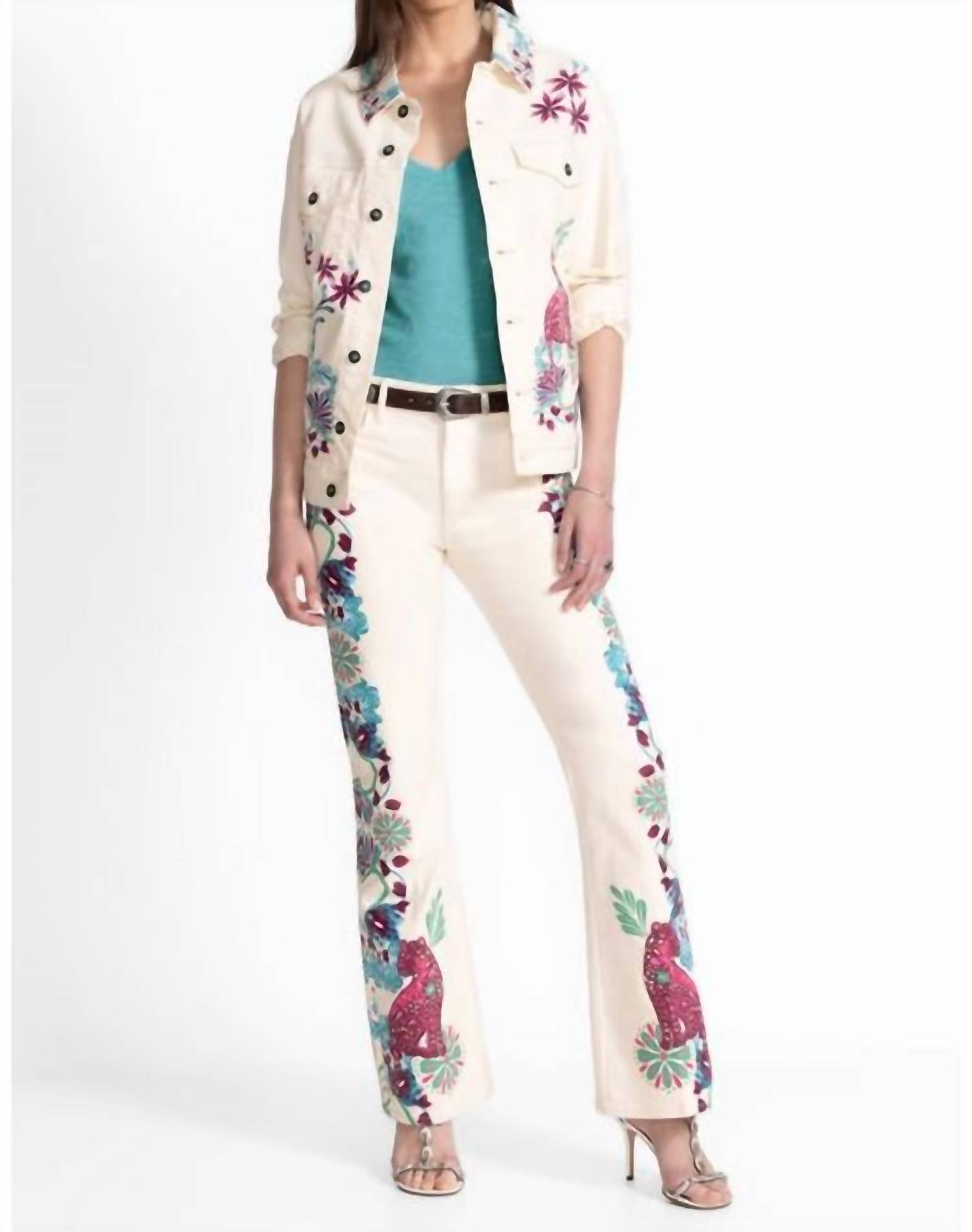Johnny Was - THE CLASSIC DENIM JACKET LEILANA
