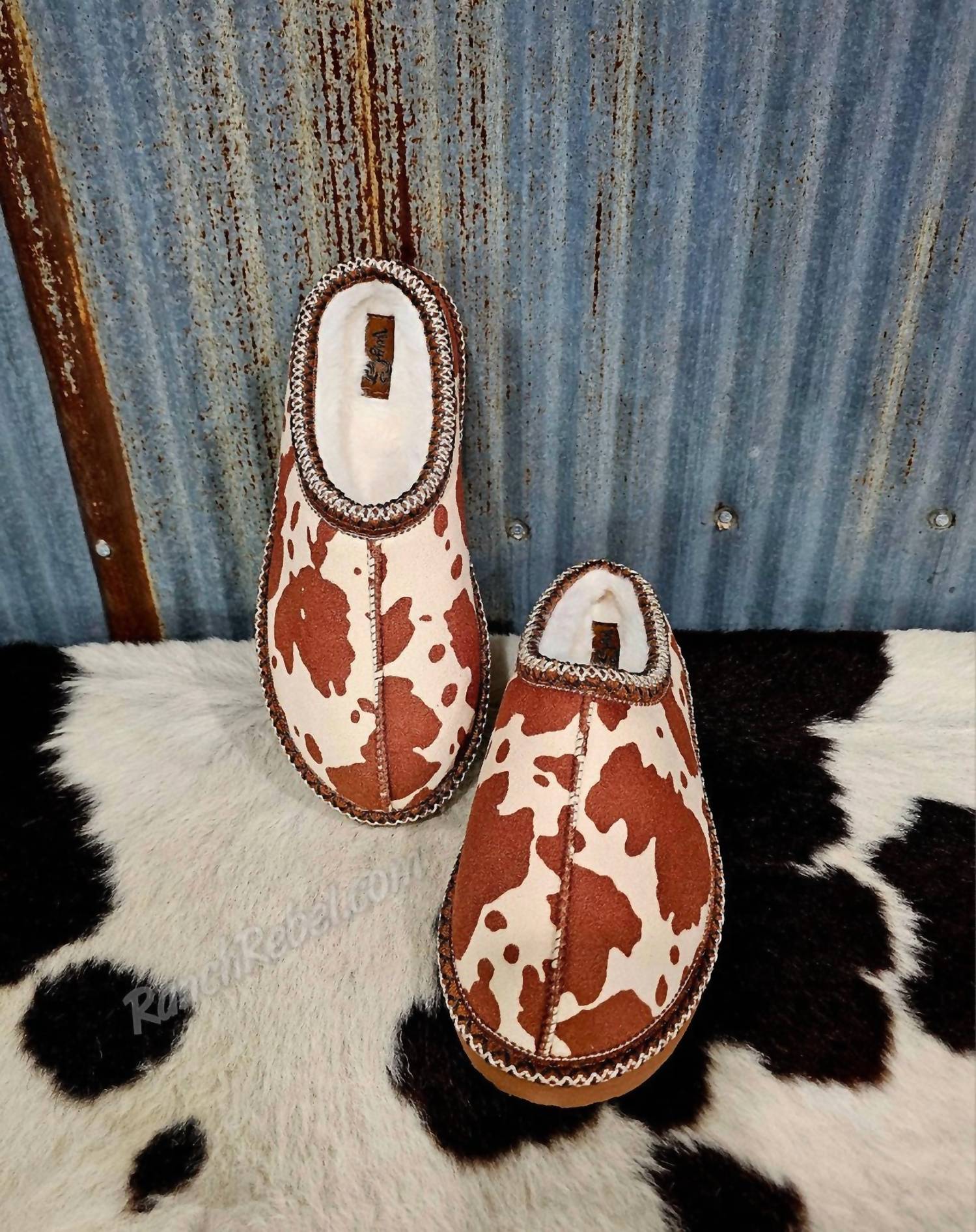 Very G - Women's Georgina Pony Print Slipper