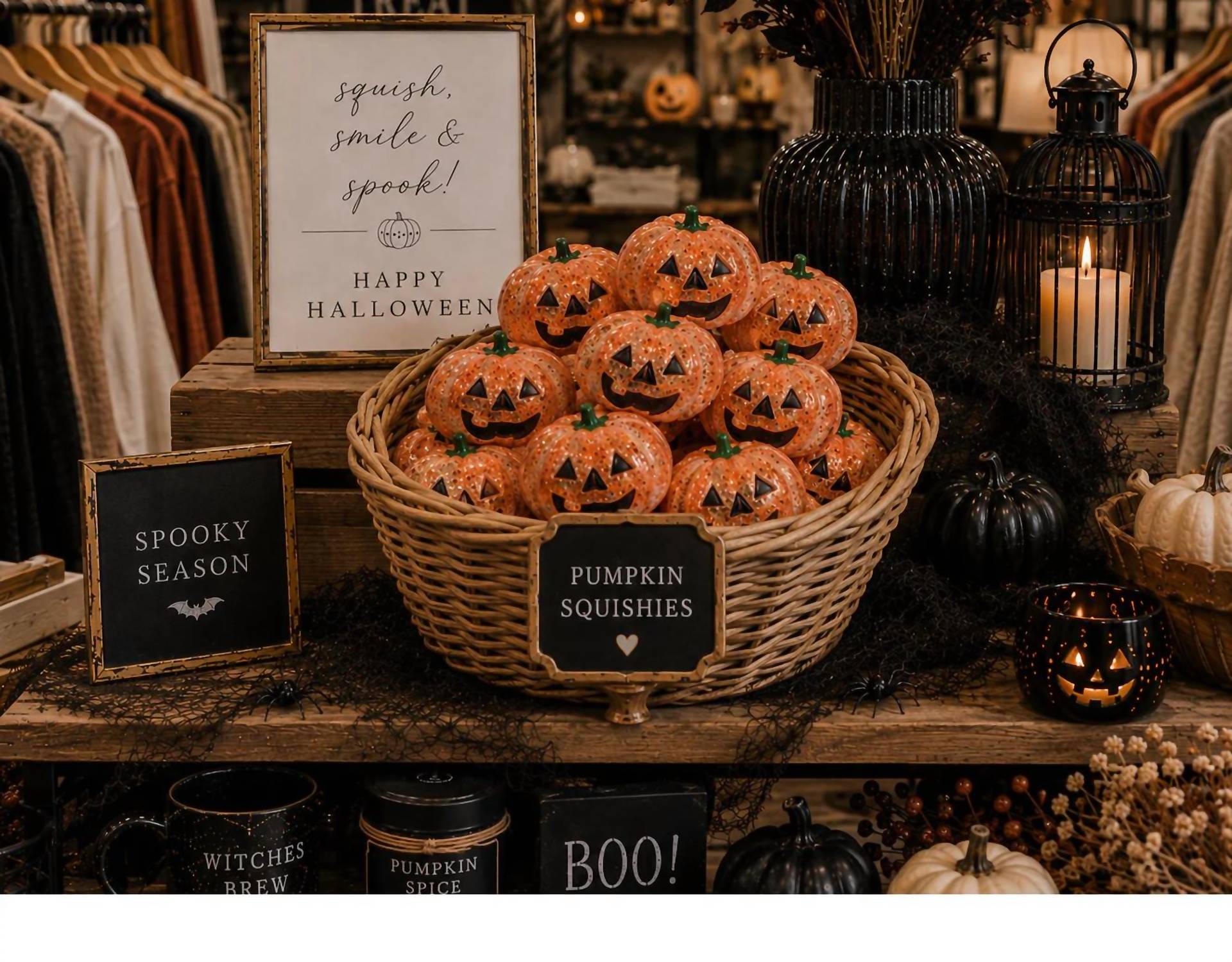 Julia Rose - Squish, Smile & Spook Pumpkin Squishy